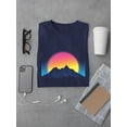 thumbnail image 3 of Mountain And The Sunset T-Shirt Men -Smartprints Designs, Male 4X-Large, 3 of 4