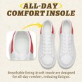 thumbnail image 4 of Adult Platform Casual Sneakers Lace Up Fashion Daily Walking Shoes for All Seasons, 4 of 6