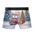 thumbnail image 2 of Santa is Coming Alaskan Malamute Merry Christmas Xmas Noel Truck Tree All Over Print Boxer Briefs Underwear for Men Dad Alaska Mal Dog Lovers Gifts - 02023, 2 of 6