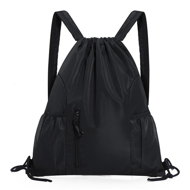 SharkTRUE Lightweight Waterproof Nylon Backpack: Drawstring Closure, Ideal for Students, Travelers