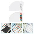 thumbnail image 6 of Mizh 40 Sheets Page Markers Tabs Alphabet Tabs Plastic Notebook Alphabetical Tabs Self-adhesive Page Tabs, 6 of 6