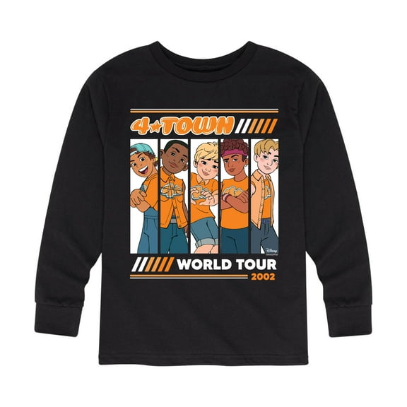 Turning Red - 4 Town 2002 Tour - Youth Long Sleeve Graphic T-Shirt