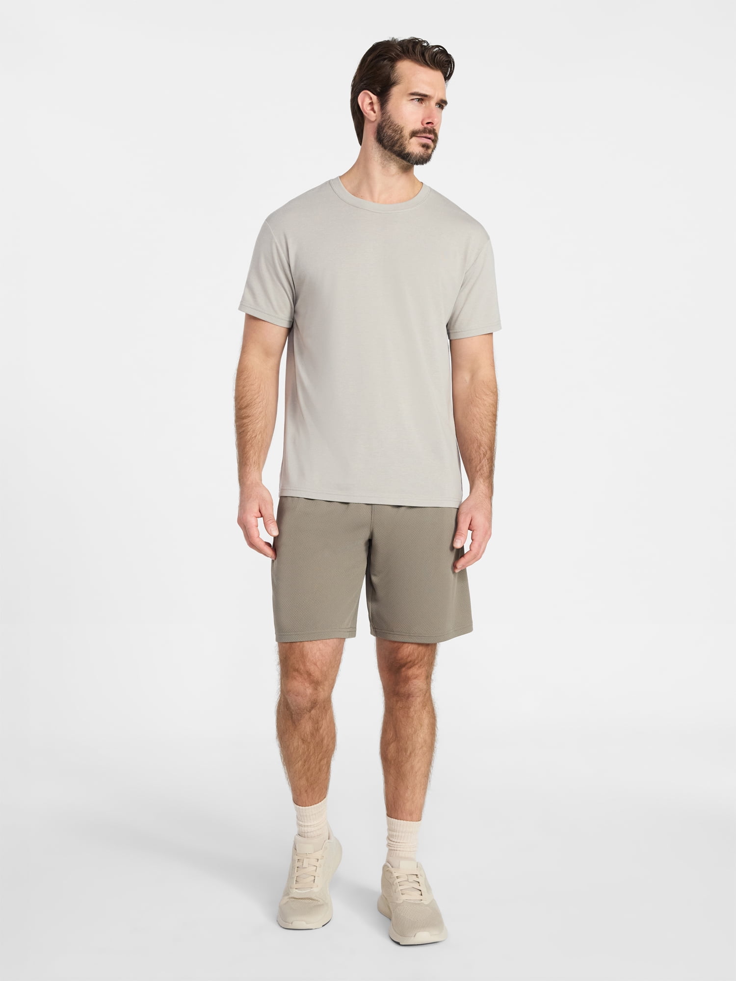 Athletic Works Men's and Big Men's Active Mesh Shorts, 9" Inseam, Sizes XS-5XL
