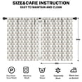 thumbnail image 2 of Blackout Kids Curtains,White Bigfoot and Pine Tree Pattern Childrens Insulated Curtains Set Of 2,Bedroom Essentials,Toddler Room Decor 42x54in(106x137cm), 2 of 5