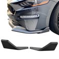 thumbnail image 2 of Ikon Motorsports Compatible with 15-23 Ford Mustang GT Style Front Bumper Corner Spoiler Winglet Splitters PP, 2 of 4