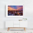 thumbnail image 2 of Sunset over the Washington Monument - Baltimore Maryland Photography Cityscape Sunset Skyline Architecture Travel Poster Scenic White Framed Wall Art Print 5 x 7 inches, 2 of 3
