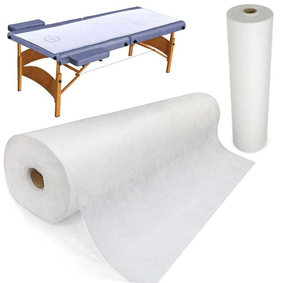 Karlash Disposable Non Woven Bed Sheet Roll Massage table paper roll 30gms Thick Pack of 2