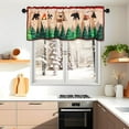 thumbnail image 2 of Cheerupp Winter Lumberjack Valance for Window, Camping Themed Window Drapes Rod Pocket for Decorative Privacy Protection 18 X 54 Inches, Home Farmhouse Living Room Bedroom Bathroom Decor, 2 of 6