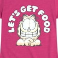 thumbnail image 3 of Garfield - Lets Get Food - Toddler & Youth Girls Short Sleeve Graphic T-Shirt, 3 of 5
