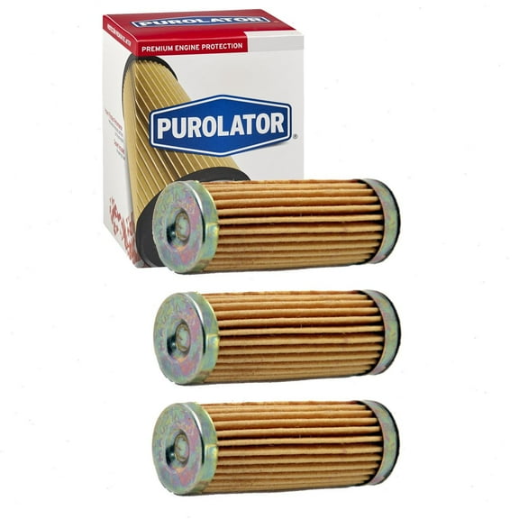 3 pc Purolator F10120 Fuel Filters for 222-4652 23048 3048 33048 504 5048 5648 5650906 5651536 5651921 86048 95048 AG803 AGF-120 ALG-441 BG120 CFP120 CG12 CG120 CG120AP CG12PBG CNG-12 F-12 FE-143