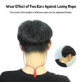 thumbnail image 1 of Hanging Rope 52cm Portable Anti Loss Silicone for Children and Adults Hearing Aid Fixed Rope Anti Fall Protection Rope, 1 of 5