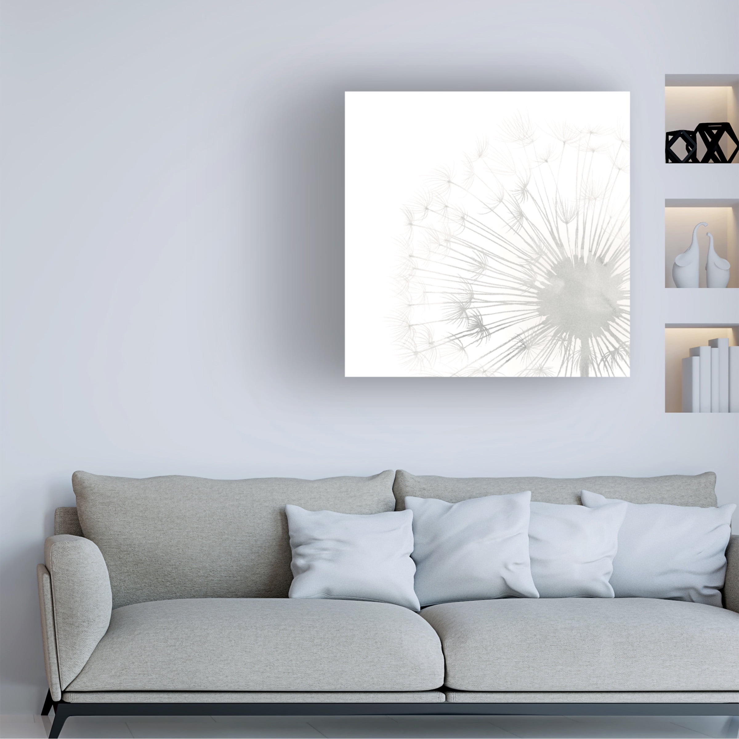Grace Popp 'Dandelion Whisper II' Canvas Art
