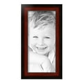 thumbnail image 2 of ArtToFrames 7" x 15" Honors Mahogany with Black Picture Frame, 7x15 inch Brown Wood Poster Frame (WOM-5154), 2 of 7