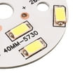 thumbnail image 3 of 300mA 5W 10LEDs 5730 Chip Module Aluminum Board Pure White 40mm Dia 5pcs, 3 of 4