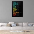 thumbnail image 5 of Motivational Canvas Positive Wall Art Inspirational Office Wall Art Poster Quotes Canvas Artwork Picture Print Framed for Home Living Room Work Place Gym Bedroom Wall Decor - 12" Wx18 H, 5 of 6
