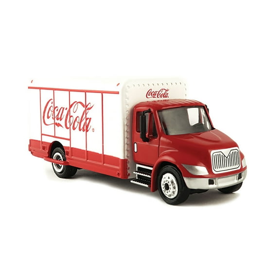 Coca-Cola 1/87 Scale Beverage Delivery Diecast Truck with Metal Body and Chassis (Collectible Toy Vehicle)