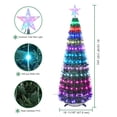 thumbnail image 6 of Yescom 5Ft RGB Christmas Tree Decoration Light Pop Up Christmas Tree Bluetooth APP Remote Control Indoor Outdoor Festival Décor, 6 of 11