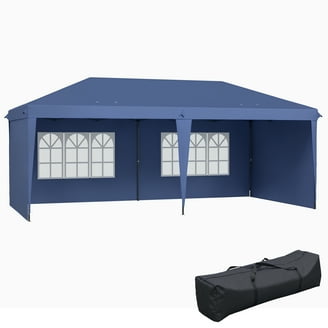 Coleman 10' x 10' Instant Straight Leg Canopy Gazebo with Added