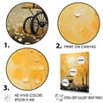 thumbnail image 3 of Designart "Melodic Yellow Old Carriage Cart I" Old American Cart Floater Framed Canvas Art Print, 3 of 5