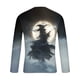 thumbnail image 4 of Blusas y camisas de manga larga con cuello redondo, moda casual para hombre, estampado deportivo, blusas de manga larga con cuello redondo, camisas para hombre, blusa de poliéster, 4 of 5