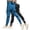 Light Blue, variant on 2Pcs High Waist Leggings for Women, Butt Lifting Tummy Control Compression Workout Sports Yoga Pants with Pockets