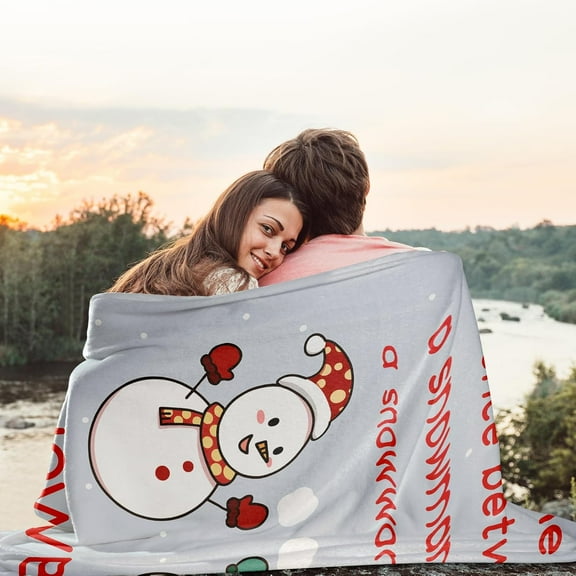 White Elephant Gifts for Adults Blanket Gag Gifts for Boyfriend Husband BFF Best Friend Funny Christmas Throw Novelty Gifts Stocking Stuffers for Women Men Xmas Anniversary Valentines Day (40x50)