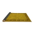 thumbnail image 2 of Ahgly Company Indoor Square Oriental Yellow Traditional Area Rugs, 7' Square, 2 of 4