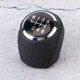 thumbnail image 1 of Perilla de palanca de cambios para coche, palanca de balonmano, repuesto de cuero PU, compatible con Peugeot Boxer, color negro, 6 velocidades, 1 of 6