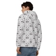 thumbnail image 4 of Honeii Panda Bear Print Hoodies for Men, Pullover & Full Zip, Breathable Zip up Hoodie, Sweatshirt-XX-Large, 4 of 5