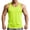Fluorescent Green, variant on Men's U-Neck Tank Top for Fitness and Bodybuilding, Solid Color Blank Sleeveless Vest for Summer Training, Workout Base Layer Gym T-Shirt Army Green L