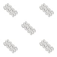thumbnail image 3 of Ganchos de mosquetón Naiovety paquete de 12 para llavero de viaje eslabones de cadena portátiles plateados, 3 of 6