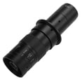 thumbnail image 2 of Adaptador de microscopio, lente monocular con zoom 180X Lente de aleación de montaje en C de 25 mm para cámara de microscopio de video industrial VGA USB, 2 of 8