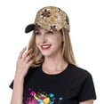 thumbnail image 5 of Pofeuu Snake And Flower Print Adult Adjustable Embroidered Graphic Baseball Hat for Men and Women, 5 of 6