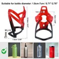 thumbnail image 4 of Unique Bargains Durable Bike Water Bottle Cage Holder with Screws and Wrench Red, 4 of 7