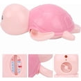 thumbnail image 2 of Termómetro de baño para bebé, control de temperatura del baño, temperatura segura del baño, juguetes flotantes, termómetro de baño para recién nacidos, lindo diseño de tortuga (rosa), 2 of 5