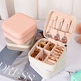 thumbnail image 3 of Caja de almacenamiento portátil para joyas, aretes, collares, anillos, caja de almacenamiento para joyas, caja de almacenamiento para joyas, 3 of 4