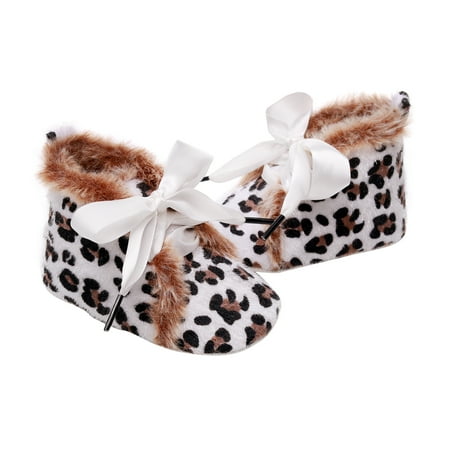 

Baby Shoes Floral Print Prewalker Cotton-Padded Shoes Soft Soled-Shoes for Boys Girls