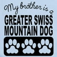 thumbnail image 2 of CafePress - My Brother Is A Greater Swiss Mountain Dog Body Su - Baby Light Bodysuit, Size Newborn - 24 Months, 2 of 4