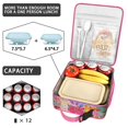 thumbnail image 3 of Bohemian Print Thermal Lunch Box, Insulated Bento Bag with Easy Carry Handle, Stylish Cooler for Work and Picnics, 3 of 6
