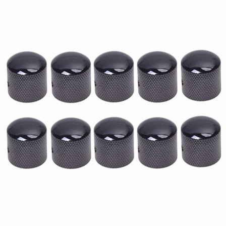 10X Black Electric Guitar Volume Tone Control Knob