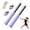 Purple*2, variant on Adjustable Intensity Badminton Swing Trainer with PP Handle, 11.8" Swing Trainer