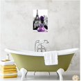thumbnail image 2 of ZHONGYUTONG Eiffel Tower Wall Art Paris Canvas Prints Girls Room Wall Decor Black and White Painting Women Pictures for Bedroom Girly Apartment Dorm Decor Framed (12.00" x 18.00"), 2 of 4