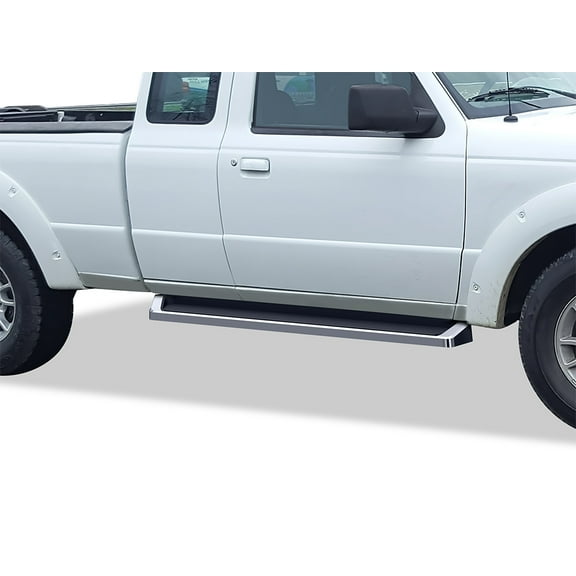 APS Running Boards Style Compatible with Ford Ranger Mazda B-Series 1999-2011 Super Cab 4-Door (Drilling Required) (Nerf Bars Side Steps Side Bars)