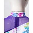 thumbnail image 5 of DPOIS Girls' Sparkle Colorful Dance Athletic Leotard Ballet Gymnastics Jumpsuit Floral 12, 5 of 7