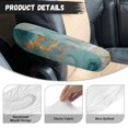 thumbnail image 6 of Yuyamidu Green Marble Print Armrest Cover for Car Seat Comfortable Armrest Protector Covers Automotive Interior Accessories Car Seat Armrest Covers for Most Vehicles, 6 of 7