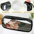 thumbnail image 2 of Fymlhomi Portable Clear Pouches Zippered - 2Pcs Cases Clear Plastic Zipper Pouch Small, Travel Makeup Bag for Women - Toiletry Bag Clear Plastic Zippered Pouches Organizer, 2 of 4