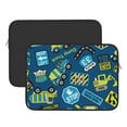 thumbnail image 3 of Bingfone Dump Truck Laptop Sleeve Case 15 Inch, 360° Protective Computer Carrying Bag, 3 of 9