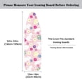 thumbnail image 6 of HELLHERO Rabbit Daisy Print Ironing Board Cover Polyester Iron Cover for Ironing Board, Scorch Resistant Ironing Board Cover Protector Decorative Covers for Ironing Board, 54" x 15" Inch, 6 of 6