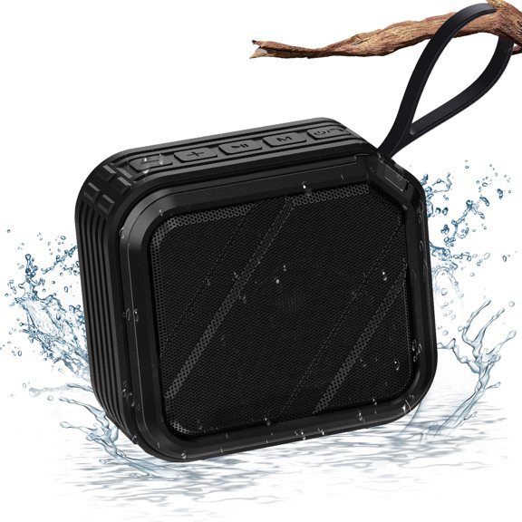 Bocina JYX, Altavoz Bluetooth Portátil JYX, Mini Altavoz para Fiestas con Luces LED de Colores, L2-Negro