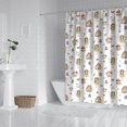thumbnail image 2 of White Fairy Cottage Princess Pattern Shower Curtain 72"x84" ,Bathroom Decorative Shower Curtains Set with 12 Hooks,Modern Waterproof Washable Shower Curtain, 2 of 6